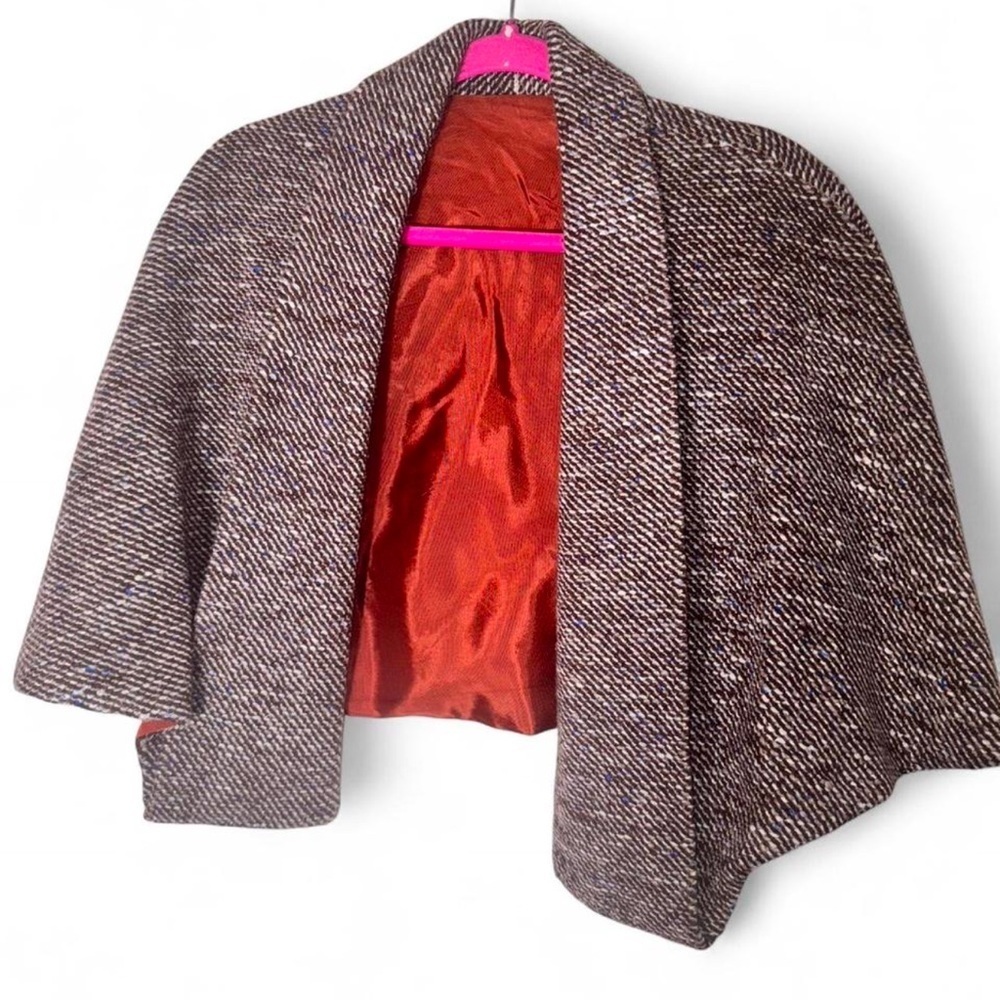 Women's Tweed Open Front Jacket - Picture 1 of 4